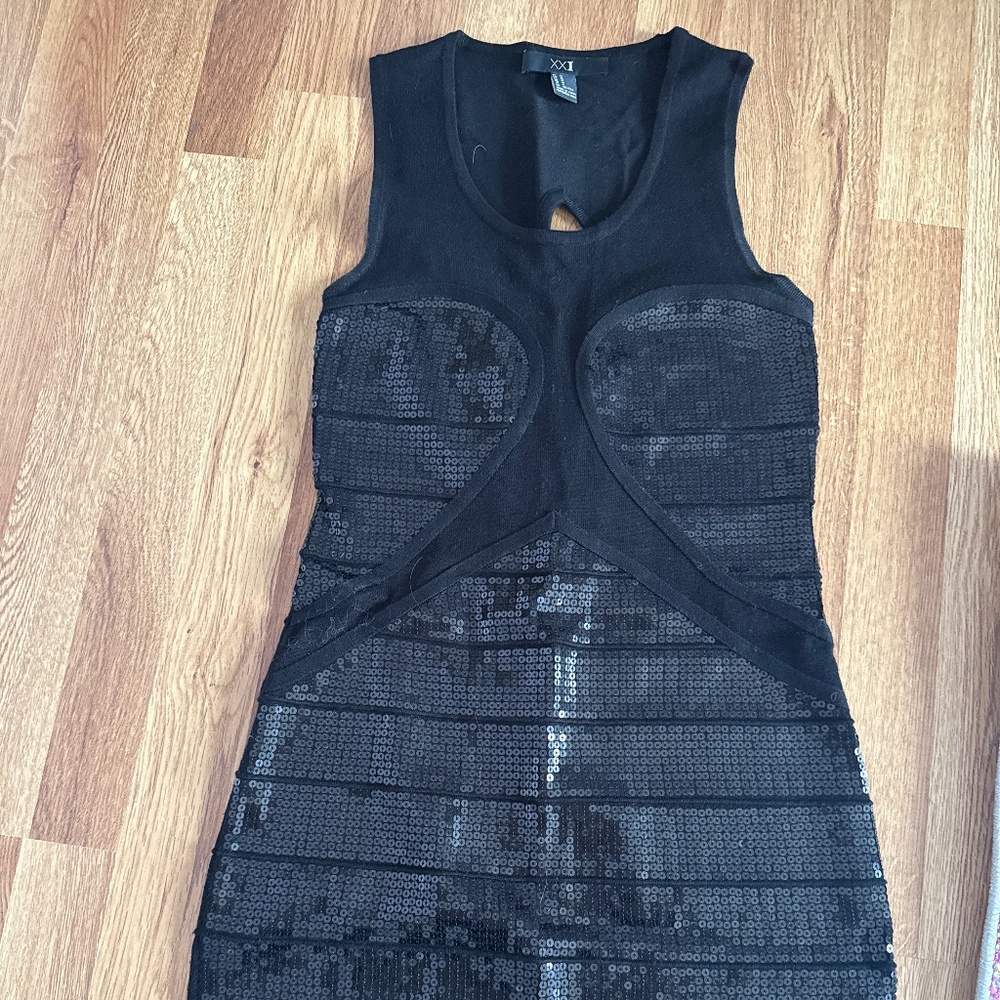 Black party dress- size M